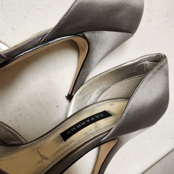 Caparros Glitter Dress Shoes. Slate Silk Gray Size 6 - Picture 7 of 7